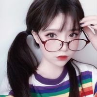 带花的头像女生背影(17)