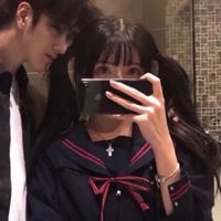 情侣头像简笔画可爱图片(13)