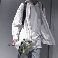 男生头像黑白戴圆眼镜(15)