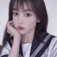 绿色系女生QQ头像(4)