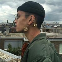 白边欧美情侣头像单人