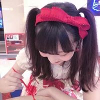 美食前的QQ女生头像(15)