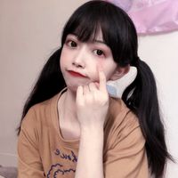 中青色的发型图片女生头像(13)