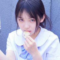 韩版白色短发女生头像(8)