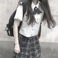 校服图片女生霸气头像背影图片(6)