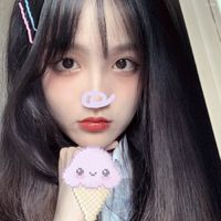 女生头像带花环侧脸(19)