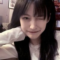 韩国中分长发女生头像图片2020款(10)