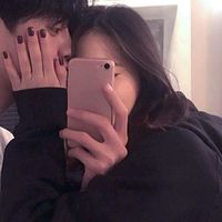 情侣头像一男一女黑白 色调(2)
