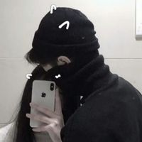情侣头像一男一女对望(11)
