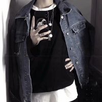 qq头像男生半边脸黑白(15)