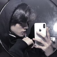 男生帅气头像白色(2)