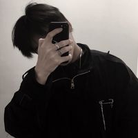 潮流黑色头像男生(17)