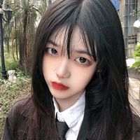 qq女生头像半张脸笑容(19)