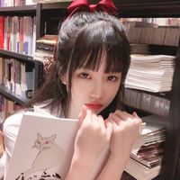 黑白女生背影微信头像图片