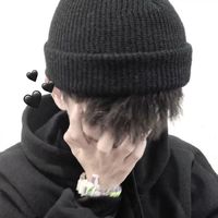 黑白男生无脸头像(14)