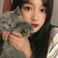 带动物头套的女生头像(3)