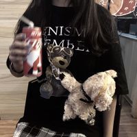 qq头像 女生短发黑白(8)