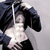 男生头像蓝色系天空 背景图片(9)