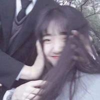 情侣头像蓝色头发