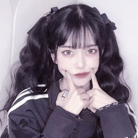 卷发侧面头像女生(8)