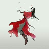 背影森系情侣头像一对(11)