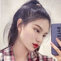 女生粉色背包背影头像(5)