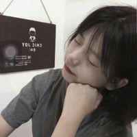 完美侧面女生头像图片