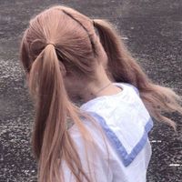 双马尾背影女头像女生头像(12)
