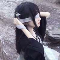 三人女生头像xq小清新绿色(13)