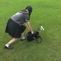恐怖笑容头像女生(17)