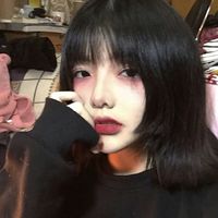 qq黑色空白头像图片女生(5)