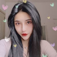 紫蓝色系女生头像