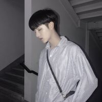 男生与狗狗头像图片(12)
