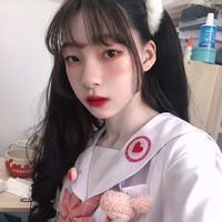 带帽子戴口罩女生头像女生(19)