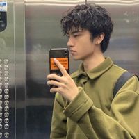 帅气侧脸自拍男生头像(12)