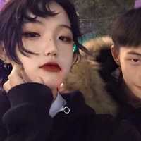 戴围巾情侣头像(11)