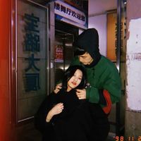情侣头像一左一右狐狸(13)