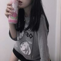 清新女生黑白头像(8)
