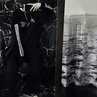 男生扎耳坠微信头像(14)