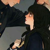 老人背影情侣头像(4)