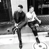 兄弟背影头像男生(10)