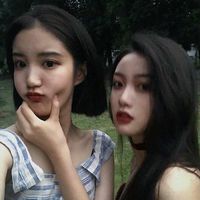 qq头像情侣头像 黑白图片大全(13)