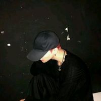 唯美手拿花图片男生头像(5)
