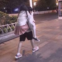 qq头像情侣社会黑白(13)