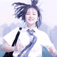 唯美背影短发女生头像小清新图片