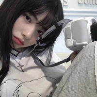 灰色系头像女生真人(19)