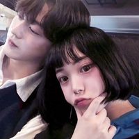 两人依靠的情侣头像(19)