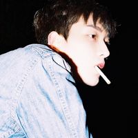 厕所标志男生烟斗头像(6)
