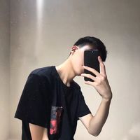 非主流黑白头像背影男生(7)