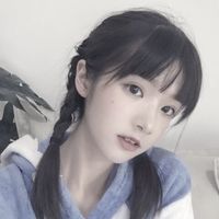 头像女生侧脸超拽黑色